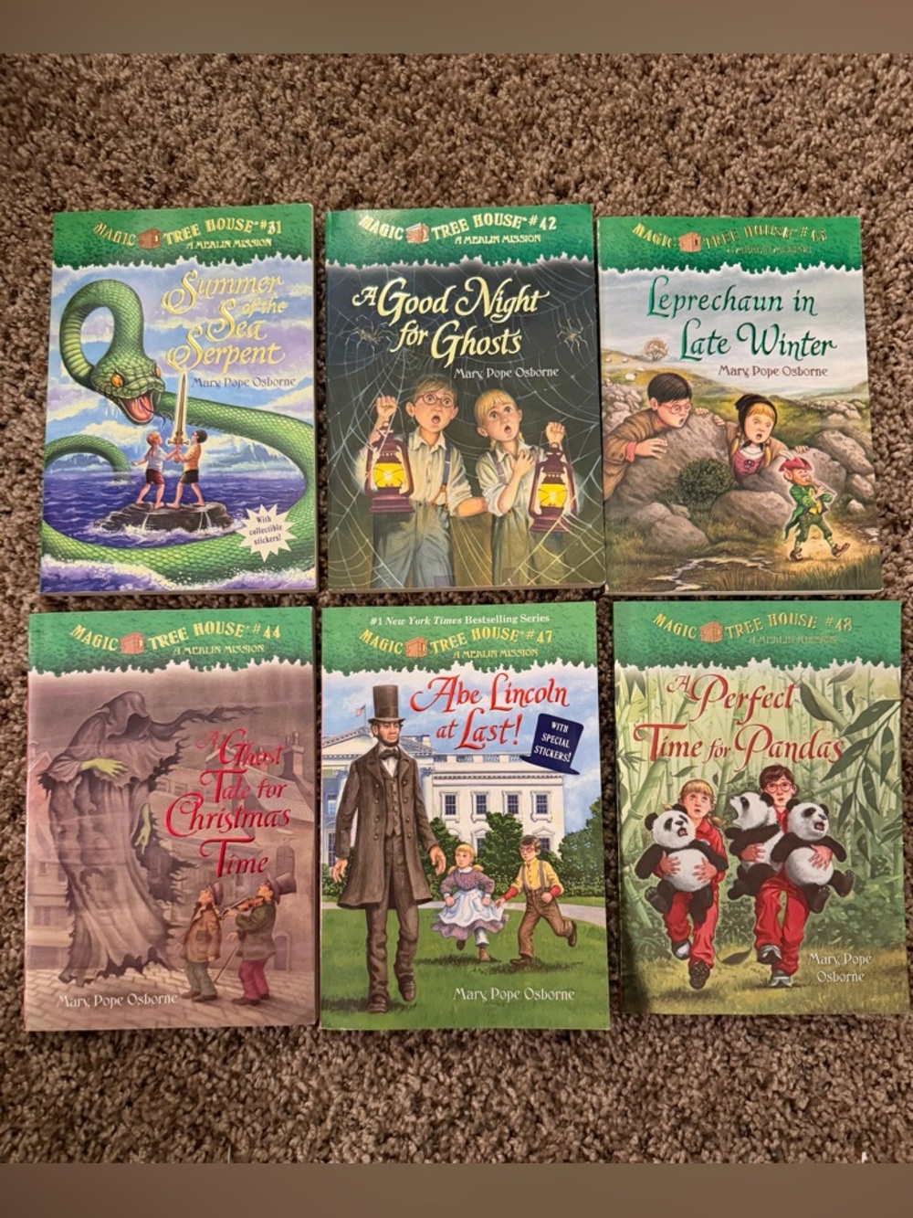 Magic Tree House: Merlin Mission Paperback Set 6